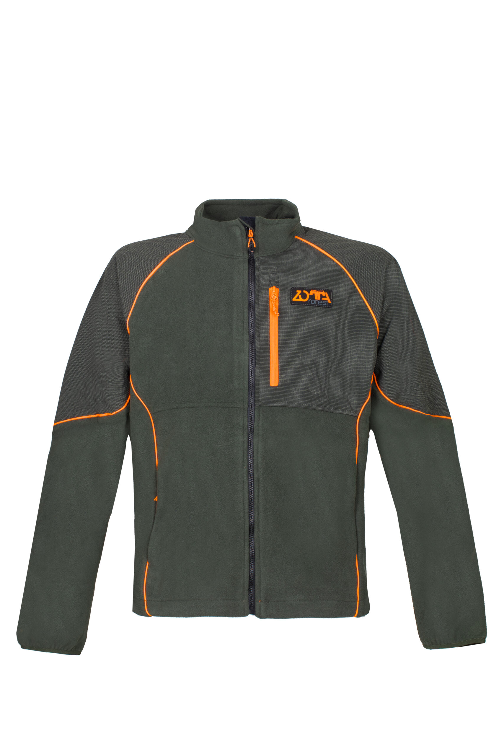 Ζακέτα ZOTTA FOREST BRONZE χακί-πορτοκαλί B605